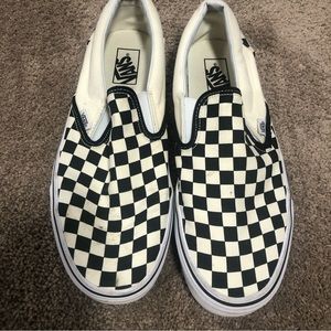VANS checkered shoes